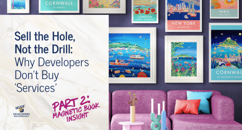 If you're selling your development skills, don't.